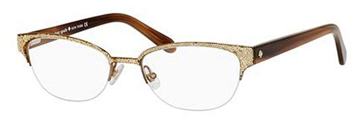 Kate Spade Shayla Eyeglasses-0W48 Glitter/Striated Brown -51mm