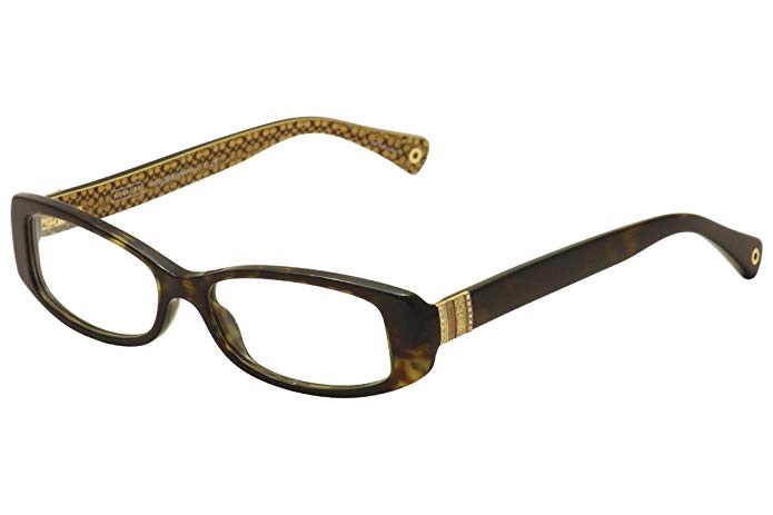 Coach Melinda Eyeglasses HC6033B 5033 Dark Tortoise Demo Lens 51 15 135