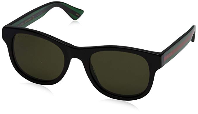Gucci Fashion Wayfarer Sunglasses, GG0003S, One Size
