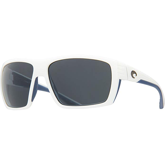 Costa Del Mar Hamlin Men's Polarized Sunglasses, White/Gray 580Plastic