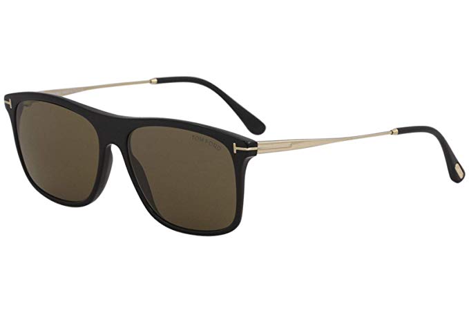 Sunglasses Tom Ford FT 0588 Max- 02 01E shiny black / brown