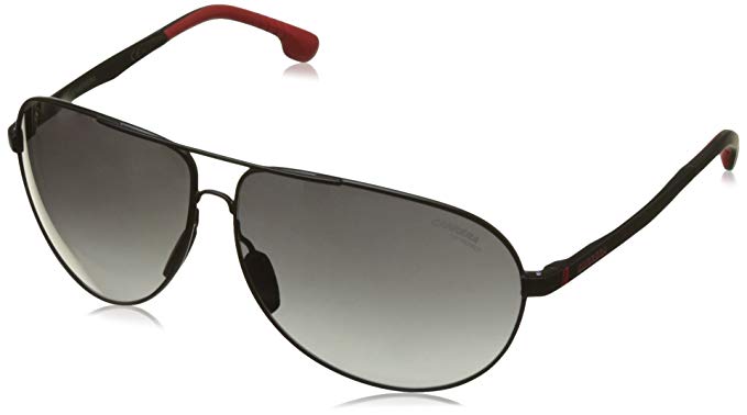 Carrera Men's 8023/s Aviator Sunglasses, Matte Black, 65 mm