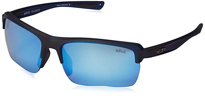 Revo Unisex Unisex RE 1021 Crux C Rectangular Polarized UV Protection Sunglasses