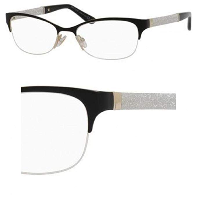 JIMMY CHOO Eyeglasses 106 0F2t Semi Matte Black 52MM