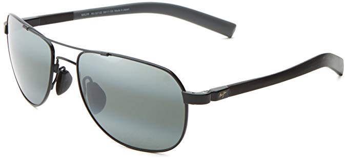 Maui Jim Mens Guardrails Sunglasses (327) Memory Metal