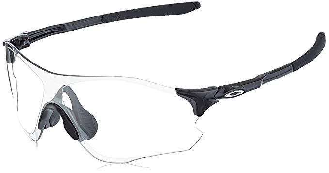 Oakley Men's Evzero Path Rectangular Sunglasses, Polished Black, 38.02 mm