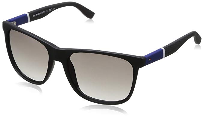 Tommy Hilfiger Thilfiger 1281/S 0FMA Matte Black IC gray mirror shaded silver lens Sunglasses