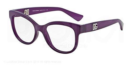 Dolce & Gabbana DG5010 Eyeglasses-2677 Matte Opal Violet-52mm