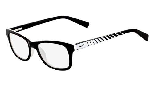 Nike Eyeglasses 5509 010 Black/White Black Demo 48 17 130
