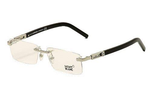Mont Blanc Designer Eyewear Sunglasses, Shiny Palladium, 56-15-140