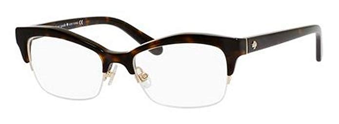 Kate Spade Rx Eyeglasses - Lyssa Havana / Frame only with demo lenses.