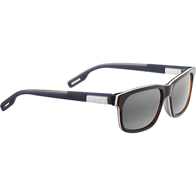 Maui Jim Unisex Eh Brah Tortoise/White/Blue/Neutral Grey Sunglasses