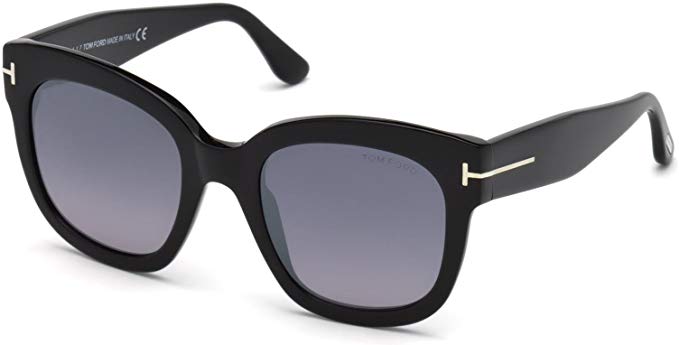Sunglasses Tom Ford FT 0613 -F Beatrix- 02 01C shiny black / smoke mirror