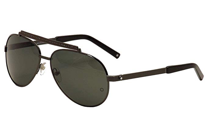 MontBlanc Men's MB454S Metal Sunglasses