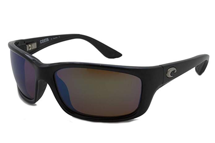 Costa Del Mar Jose Sunglasses Shiny Black/Green Mirror 580Glass