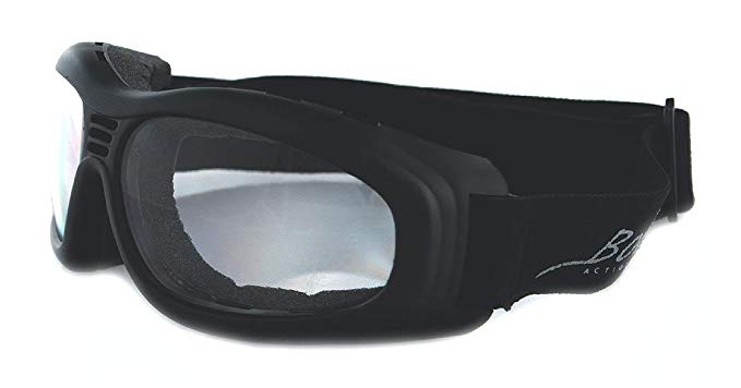 Bobster Touring 2 Goggles,Black Frame/Clear Lens,one size