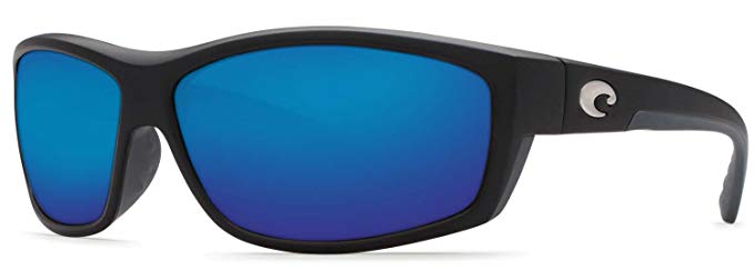 Costa Del Mar Saltbreak 580G Polarized Sunglasses in Black & Blue Mirror Lens