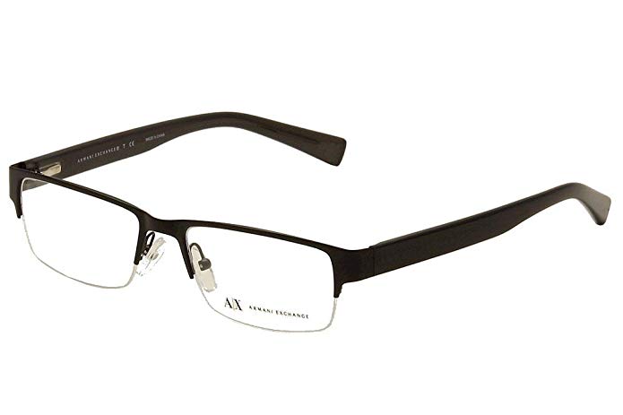 Exchange Armani 0AX1015 Optical Semi Rim Rectangular Mens Sunglasses
