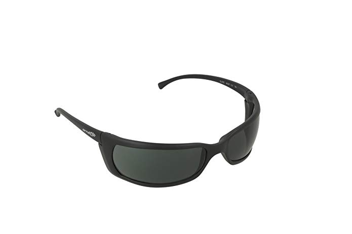 Arnette Mens Slide Sunglasses (AN4007) Black Matte/Green Plastic - Non-Polarized - 66mm