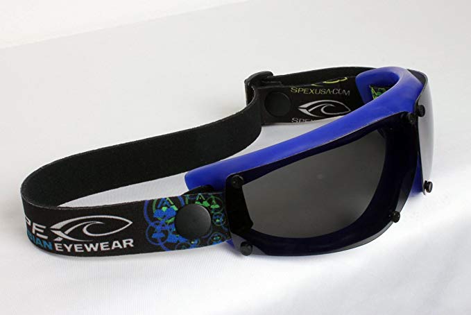 Spex Amphibian Eyewear ROYAL with All WEATHER Polarized Lenses. Made in USA. Float. 100% Uv Protection. SPEX are ideal for all water sports. Protect 2 of Your Most Valuable Assets...Your Eyes
