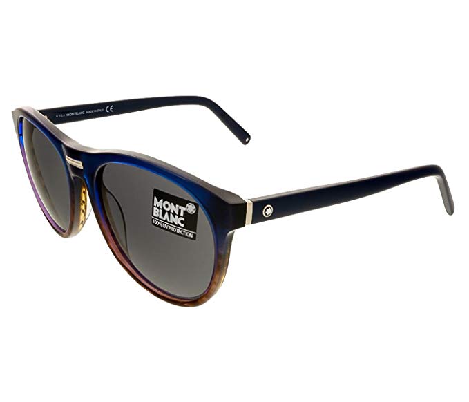 Sunglasses Montblanc MB 506S MB506S 92A blue/other / smoke