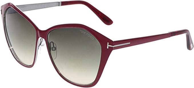 Tom Ford FT0391 Metal Lena Butterfly Sunglasses TF391 Women