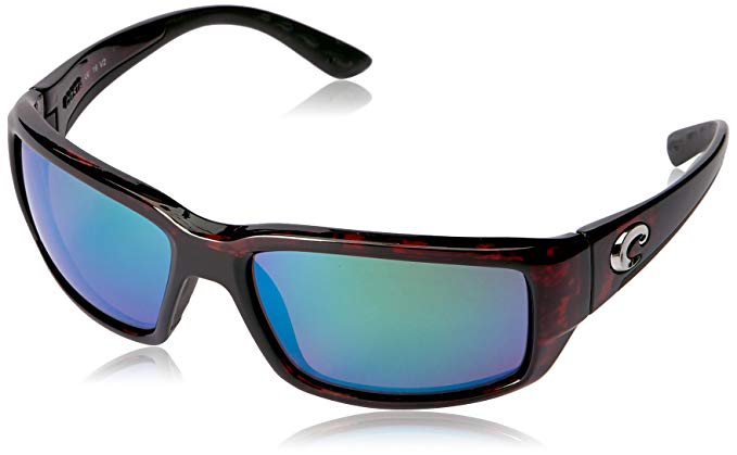 Costa del Mar Unisex-Adult Fantail TF 11 OBMGLP Polarized Iridium Rectangular Sunglasses