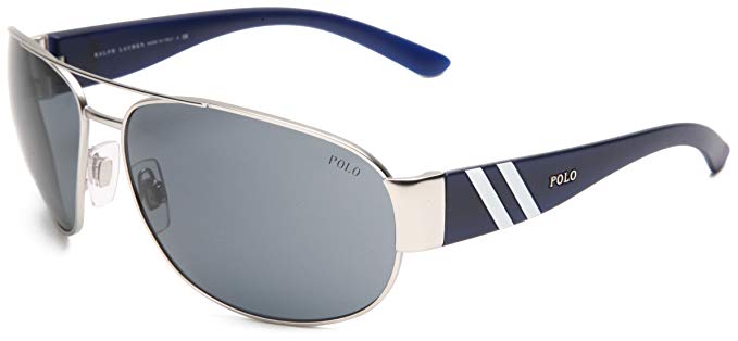 Polo Ralph Lauren Men's 0PH3052 Aviator Sunglasses