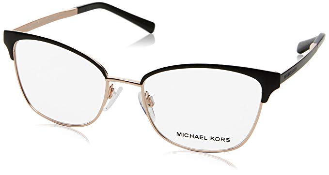 Michael Kors ADRIANNA IV MK3012 Eyeglass Frames 1113-51 - Black/rose Gold