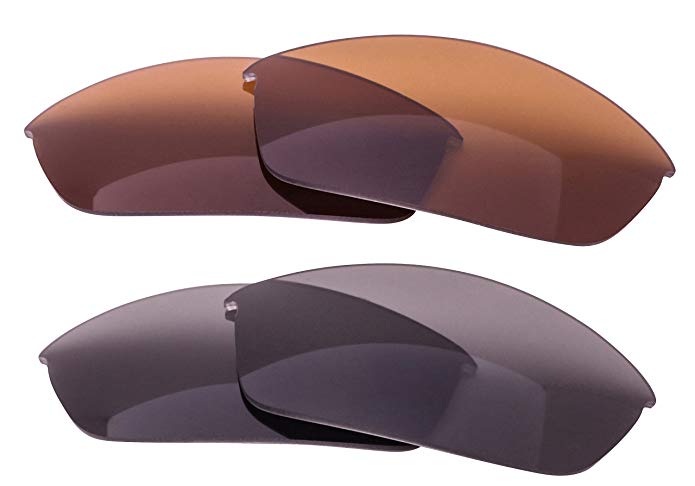 LenzFlip Polarized Replacement Lenses for Oakley FLAK JACKET Sunglasses - Multiple Colors