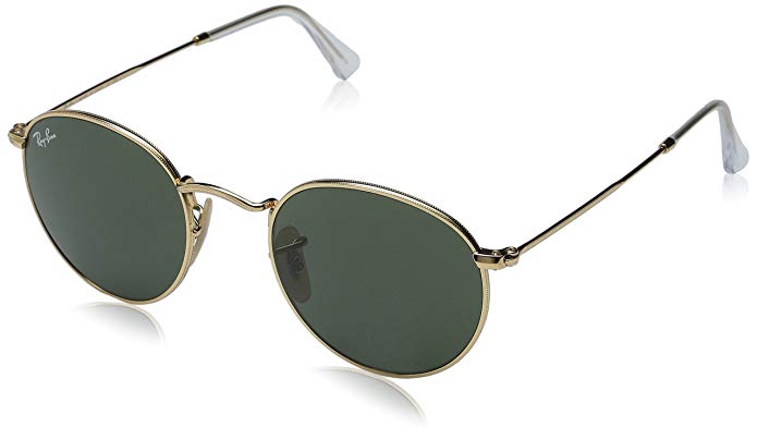 Ray Ban ORB3447 Round Metal Sunglasses, 47mm