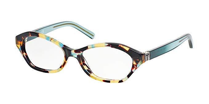 Tory Burch TY2044 Eyeglass Frames 1329-50 - Blue Tortoise Geyser TY2044-1329-50