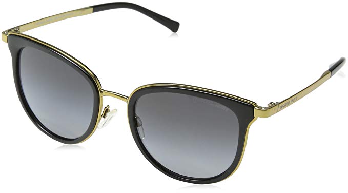 Michael Kors Men,Women MK1010 54 ADRIANNA I Black/Grey Sunglasses 54mm