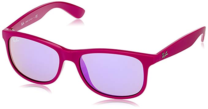 Ray-Ban Violet/Violet Mirror Andy Sunglasses