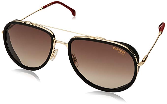 Carrera Men's 166/s Aviator Sunglasses, Gold RED, 59 mm