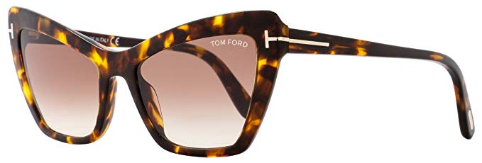 Sunglasses Tom Ford VALESCA- 02 TF 555 VALESCA- 02 FT 0555 VALESCA- 02 52F dark havana / gradient brown